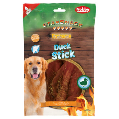 Nobby StarSnack BBQ Duck Stick 113g Ente Hundesnack Leckerli Snack Hund