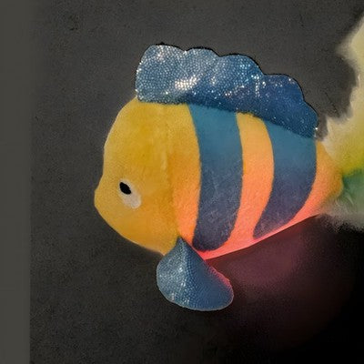 Nobby Katzenspielzeug Fisch mit Katzenminze LED Blinklicht Federn für Katzen