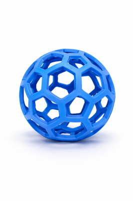 Vollgummi Spielzeug Gitterball Hundespiel Kauspielzeug Ball Gummiball 14 cm L