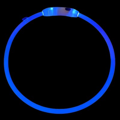 Nobby LED Lichtring Shiny Hunde Sichtbar bis 300m Leuchthalsband Leuchtring