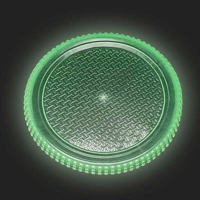 Nobby Hundespielzeug Fly Disc Glowing TPR leuchtend Dog Disc Frisbee 21,5cm Hund