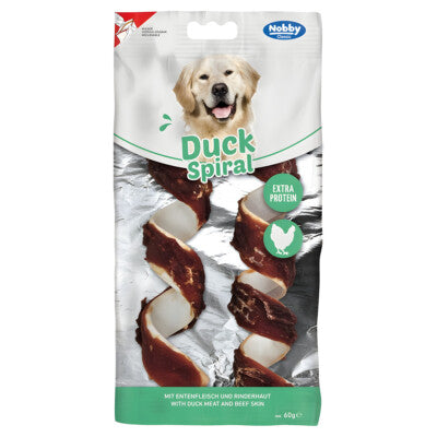 Nobby StarSnack CLASSIC Duck Spiral 60g Curls Curl Huhn Leckerli Snack Hund