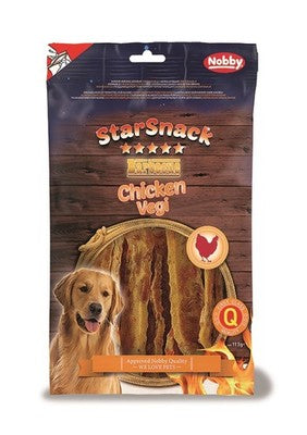 Nobby Starsnack BBQ Chicken Vegi 113g Hähnchen Snack Leckerli Hund