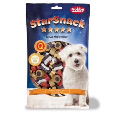 Nobby Hunde Starsnack Meat Mix 200g Happy Mix Leckerli Snack Hund
