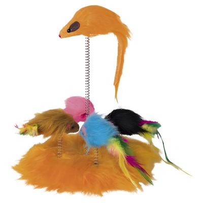 Nobby Katzenspielplatz orange 15cm Katzenspielzeug Spielzeug Katze