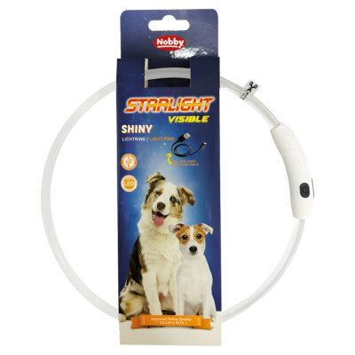 Nobby LED Lichtring Shiny Hunde Sichtbar bis 300m Leuchthalsband Leuchtring
