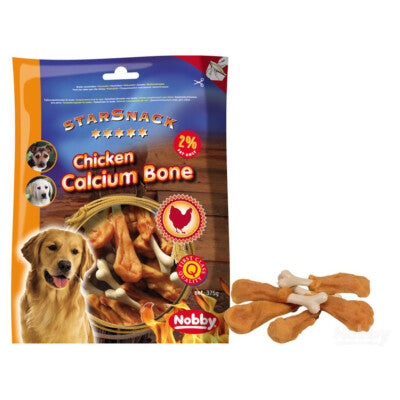 Nobby Hunde Barbecue Chicken Calcium Bone 375g Drumsticks Huhn Leckerli Snack