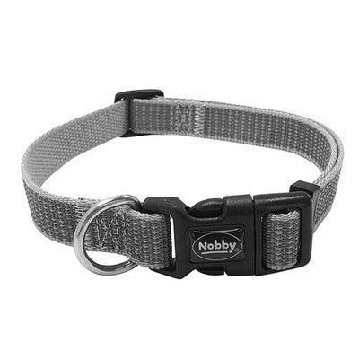 Nobby Halsband FULL REFLECT reflektiert gelb grau blau Hund Nylon Hundehalsband