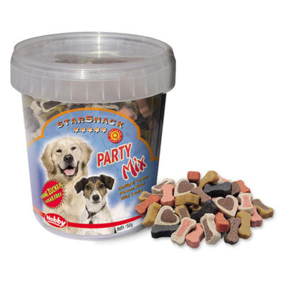 Nobby Hunde Starsnack Party Mix Dose 500g Happy Mix Leckerli Snack Hund