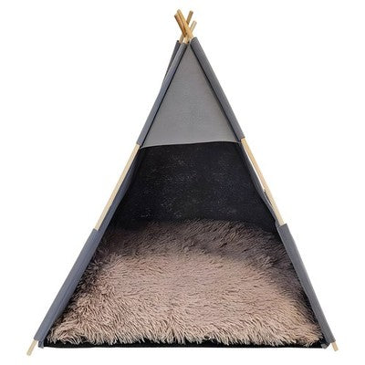 Nobby Hundezelt Tenda Zelt Hund Katze 70x70 cm Tipi Höhle Filz Bett faltbar
