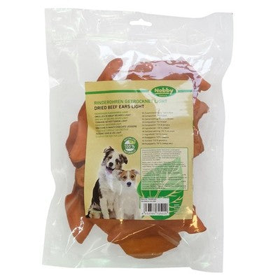 Nobby Ohren light Rind 10 Stück natürlich getrocknet BARF Kausnack Hund