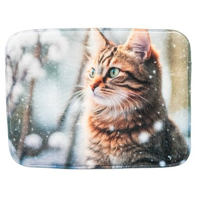 Trixie Liegematte Katze 40x30cm Weihnachten rutschfest Katzen Motiv XMAS