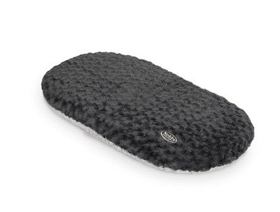 Nobby Kissen oval Seoli dunkelgrau hellgrau für Hund Katze Bett Kuschelbett