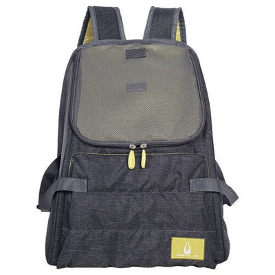 Nobby Fronttasche Malta grau/senf Hund Katze bis 7kg Tasche Transport