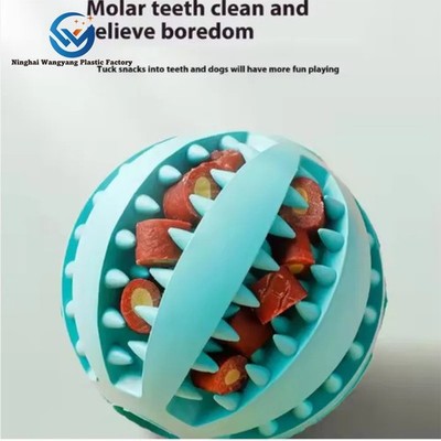 Hundeball Zahnreinigung Robust Elastisch Beschäftigung Futterball Dental Fun