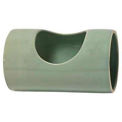 Nobby Keramikhaus Ceramik Tube grün 8,5x14,5cm Nagerhaus Hamster Mäuse Nager