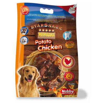 Nobby Starsnack Barbecue Potato Chicken 140g Huhn Kartoffel Leckerli Snack Hund