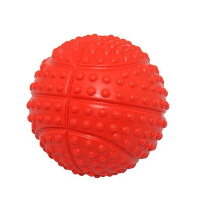 Hundespielzeug Hunde Dog Spielball Quietscher Ball Sportball  5,5 cm Basketball