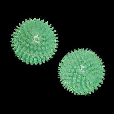 Nobby Hundespielzeug Noppenball Glowing TPR 9cm Ball leuchtend quietschend Hund