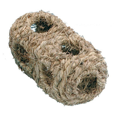 Nobby Gras Nest Rolle für Nager 19x9x9cm Grasnest Nagerhaus natürlich Höhle