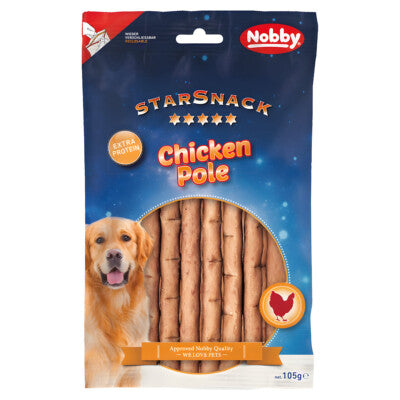 Nobby StarSnack Chicken Pole 105g Huhn Snack Leckerli Hund Hundesnack