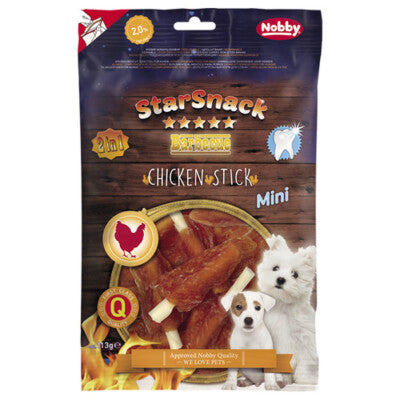 Nobby Barbecue Mini Chicken Stick Chicken Flags Flag 113g Leckerlie Snack Hund