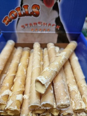 Nobby Kaurollen gefüllt Käse Hund 10/25/50/100 Chewing Rolls Kausnack Leckerli