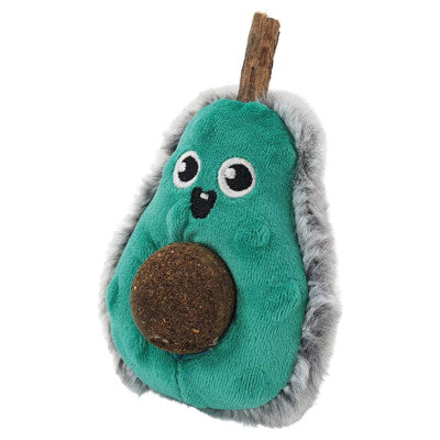 Nobby Katzenspielzeug Avocado mit Matatabi Zahnpflege Katze Plüsch Spielzeug