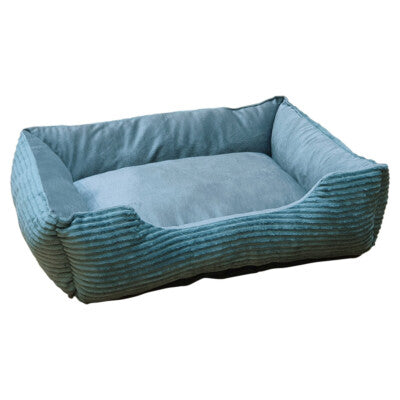 Nobby Hundebett Hina eckig Dunkelgrau Komfortbett Plüschbett Bett Hund