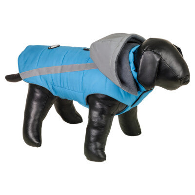 Nobby Hundemantel Reflect blau reflektierend wasser und windabweisend Mantel