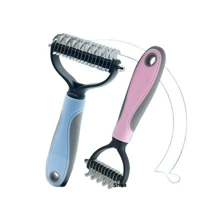 Hundebürste Unterwolle Langhaar Unterfell Bürste Entfilzer Striegel Hund Katze