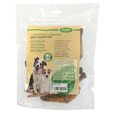 Nobby Hundesnack Nature Hühnerfüße natürlich getrocknet 200g BARF Kausnack