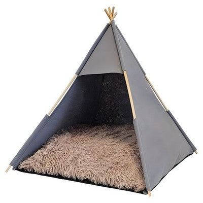 Nobby Hundezelt Tenda Zelt Hund Katze 70x70 cm Tipi Höhle Filz Bett faltbar