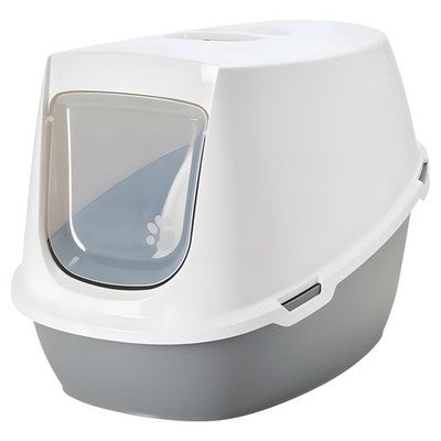 Nobby SAVIC Katzentoilette Robin Jumbo 66x47,5cm weiß/grau Toilette Klo Katze