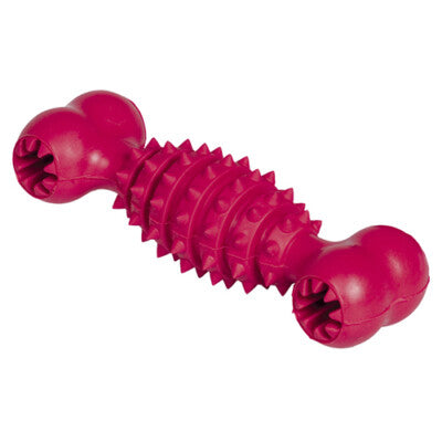 Nobby Vollgummi Knochen 17,5cm Dental Hundespielzeug befüllbar Snackball Hund