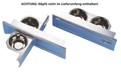 Nobby Futterwendeplatte schwenkbar Außenfütterung Vogelvolieren Kleintiergehegen