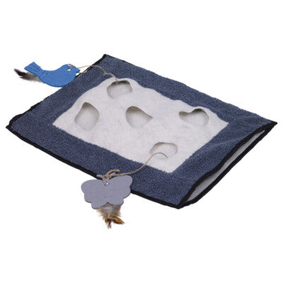 Nobby Katzenspielzeug Raschelmatte Hide 46x37cm Spielematte Spielzeug Katze