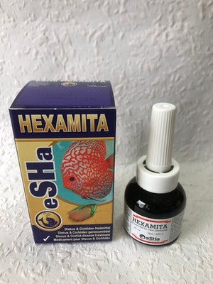 eSHa Hexamita 20 ml Lochkrankheit Cichliden Diskus Arzneimittel für Zierfische