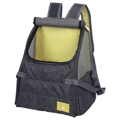 Nobby Fronttasche Malta grau/senf Hund Katze bis 7kg Tasche Transport