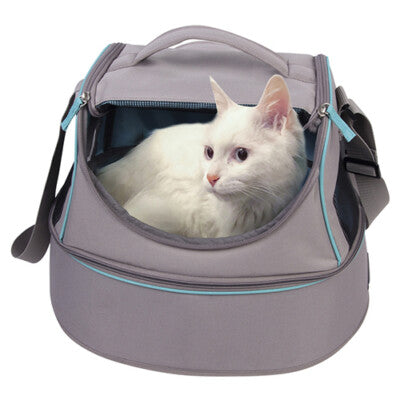 Nobby Transporttasche Happy Cat 3in1 grau Katzen bis 8kg Tasche Reise Transport