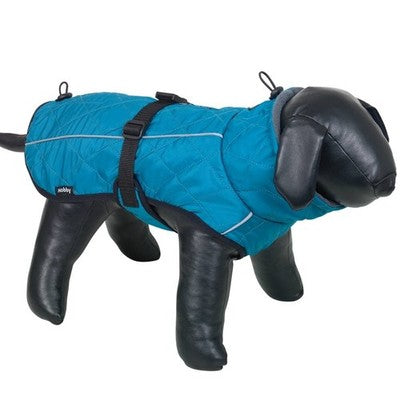 Nobby Hundemantel Yaka petrol wasserabweisend Fleecefutter Mantel Hund