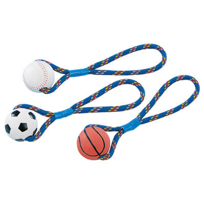 Nobby Vollgummi Ball am Seil 8cm 300g Hundespielzeug Spielzeug Hund