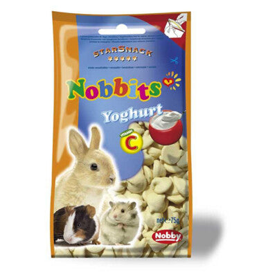 Nobby Nobbits Yoghurt 75 g Joghurt Drops Nagersnack Leckerlie Belohnung Nager