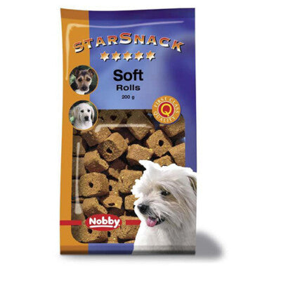 Nobby Hunde Starsnack Soft Rolls 200 g Snack Leckerli Rindfleisch Softsnack Hund