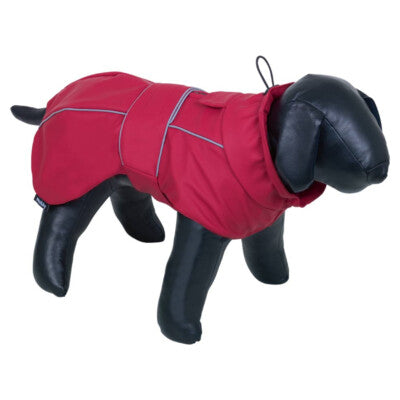 Nobby Regenmantel Antek dunkelrot Hundemantel Rückenlänge 26cm wasserdicht Hund