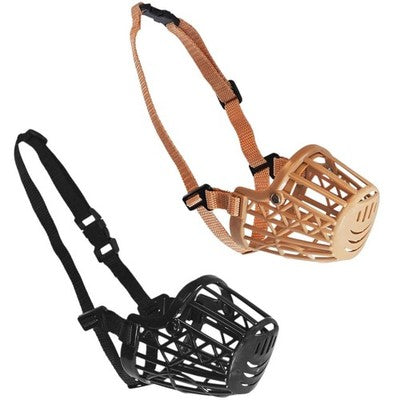 Nobby Maulkorb Größe XXS-XL schwarz/braun Kunststoff Nylon Hundemaulkorb Hund