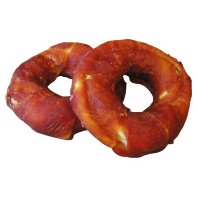 Nobby Ring mit Ente L Ø 10 cm ca.16 St. 1,76 kg Starsnack Duck Donut Hund Denta