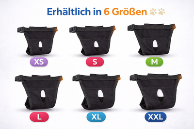 Schutzhöschen Hunde Hündin Schutzhose Läufigkeit schwarz XS S M L XL XXL