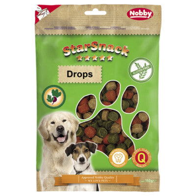 Nobby StarSnack Drops glutenfrei 150g Leckerchen Leckerli Snack Hund