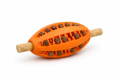 Hundespielzeug Ball Denta Fun Rugbyball, Zahnrpflege Hund,Kauspielzeug Football